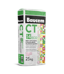 Adeziv pentru polistiren Baucem CT14 Eco, lipire si spacluire, 25 kg